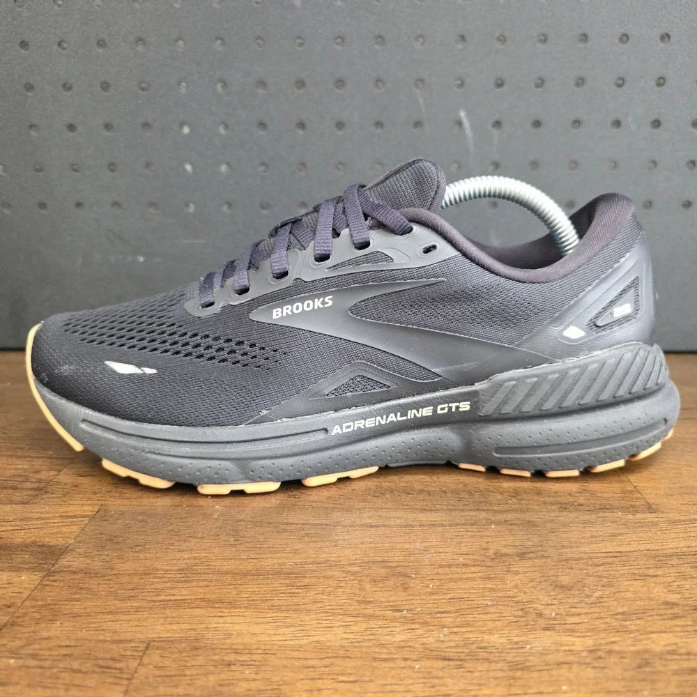 Brooks Adrenaline GTS 23 Running Shoes Womens 10.5 Black Copper 1203811B056